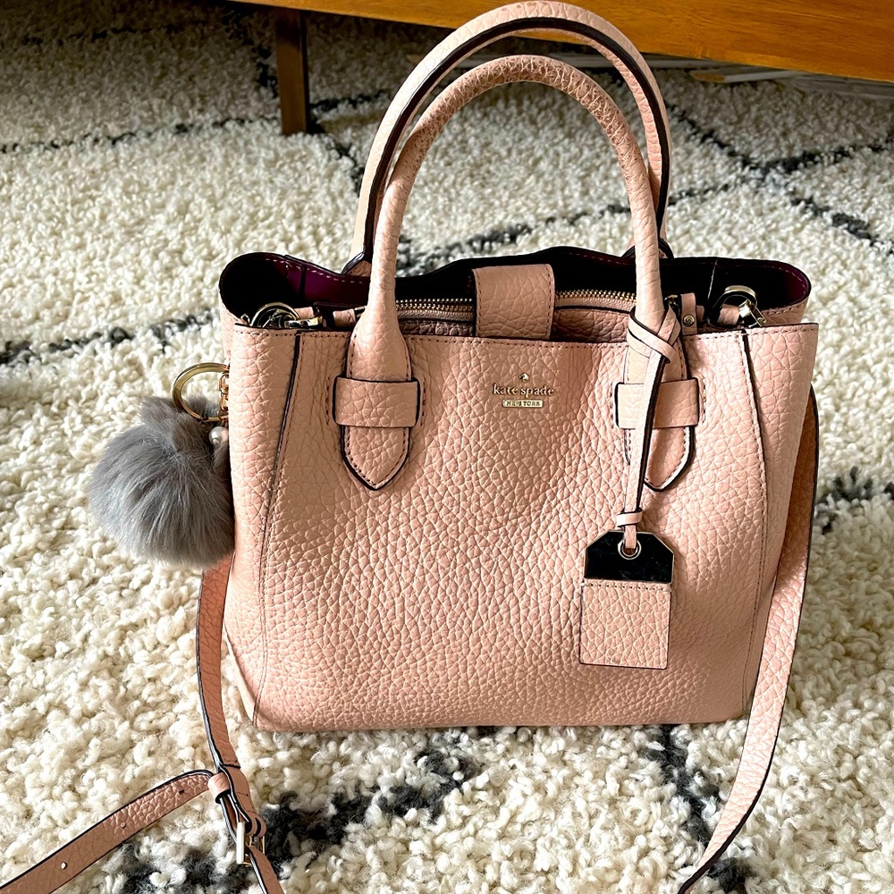 Kate Spade pastel pink tote